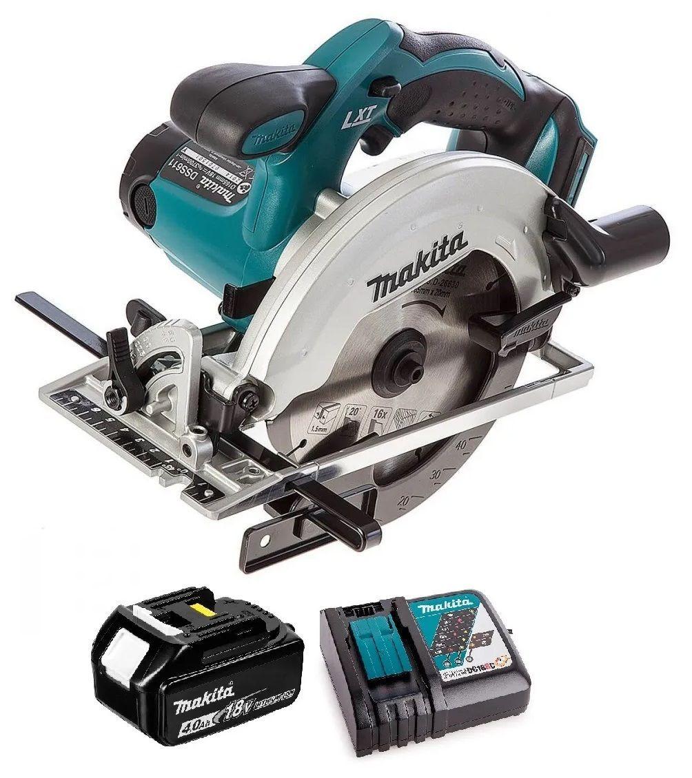 Sierra Circular 18v Inal mbrica 165mm 6 1 2 Makita DSS611 4 Ah-0