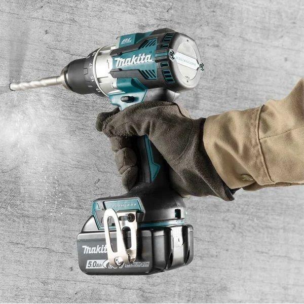 Taladro Atornillado Percutor 13 mm (1/2) 110Nm Makita DHP489 (1,5 Ah)-2