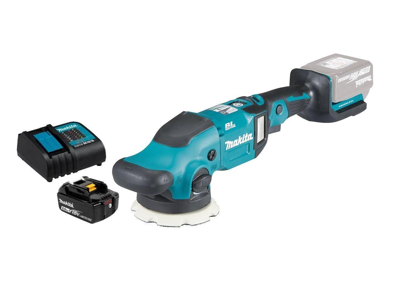 Pulidora Rotorbital 125mm 5 Bl 18v 3 Ah Makita Dpo500-0