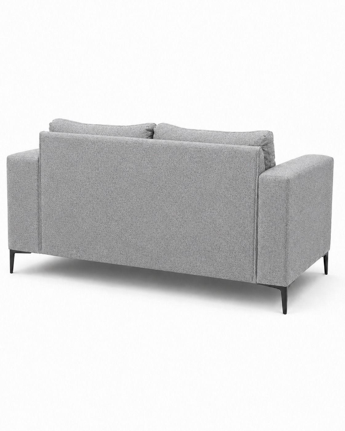 Sofa 2 cuerpos Lino Gris Claro-3