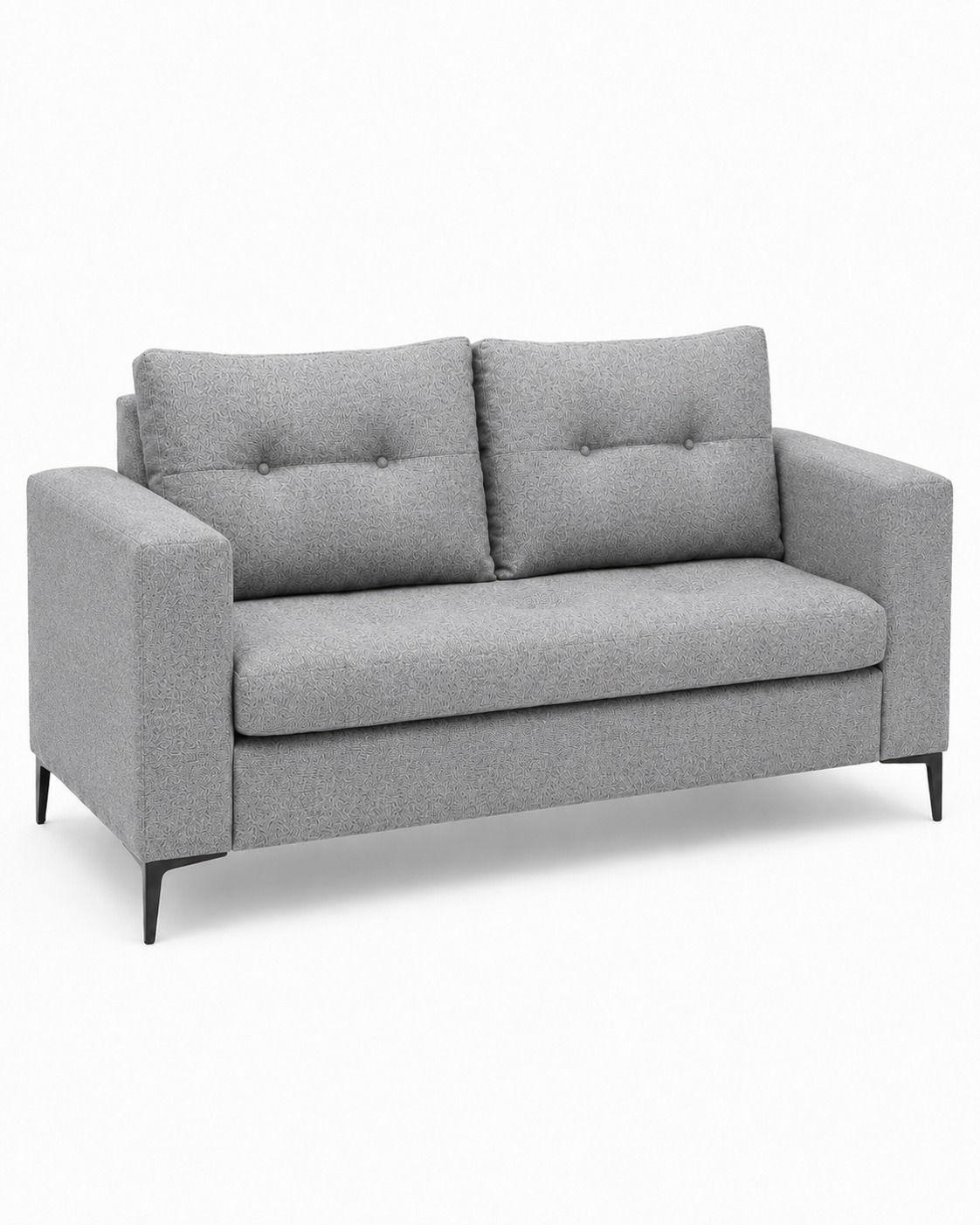 Sofa 2 cuerpos Lino Gris Claro-0