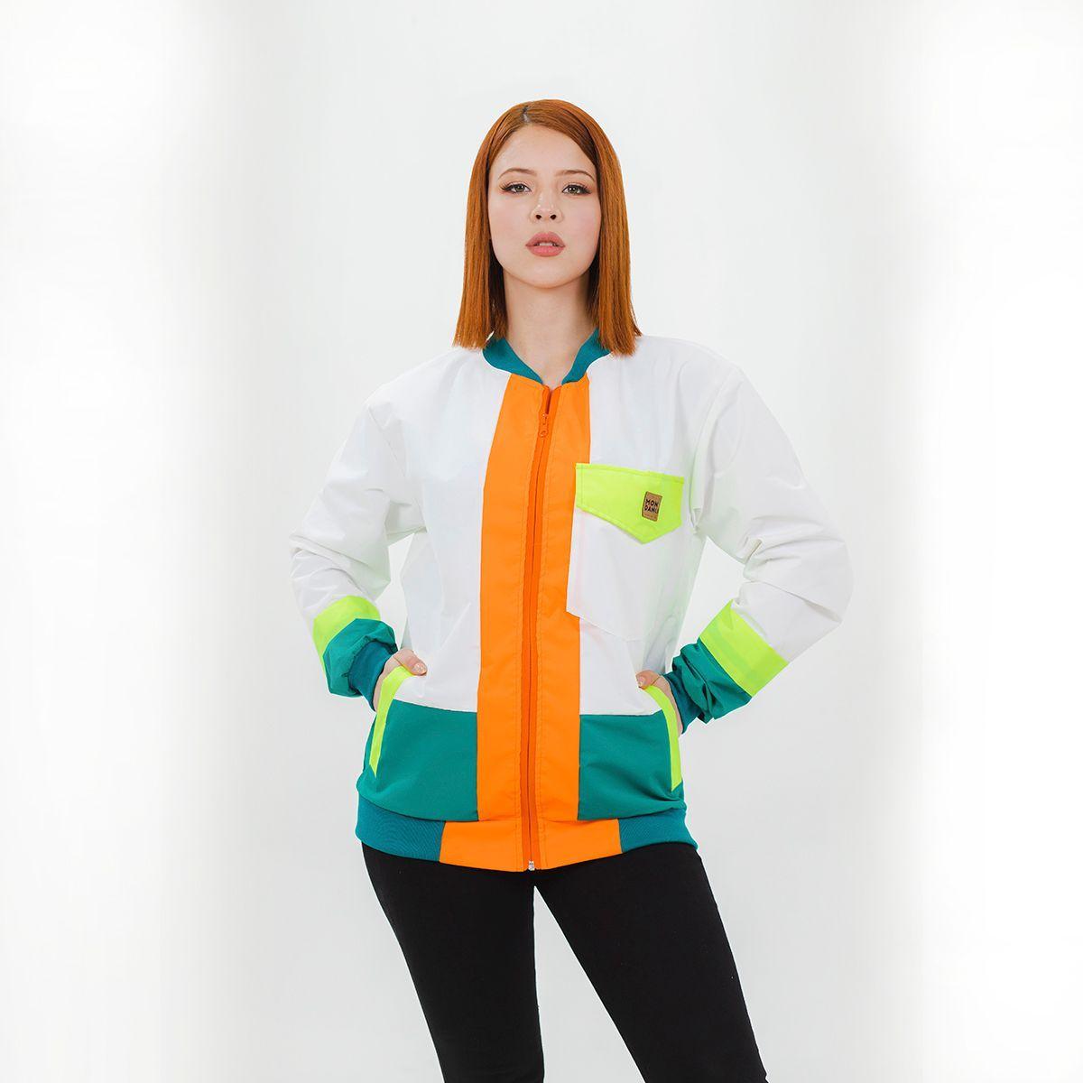 CORTAVIENTO TIPO BOMBER SPRING COLOR COMBINATION-0