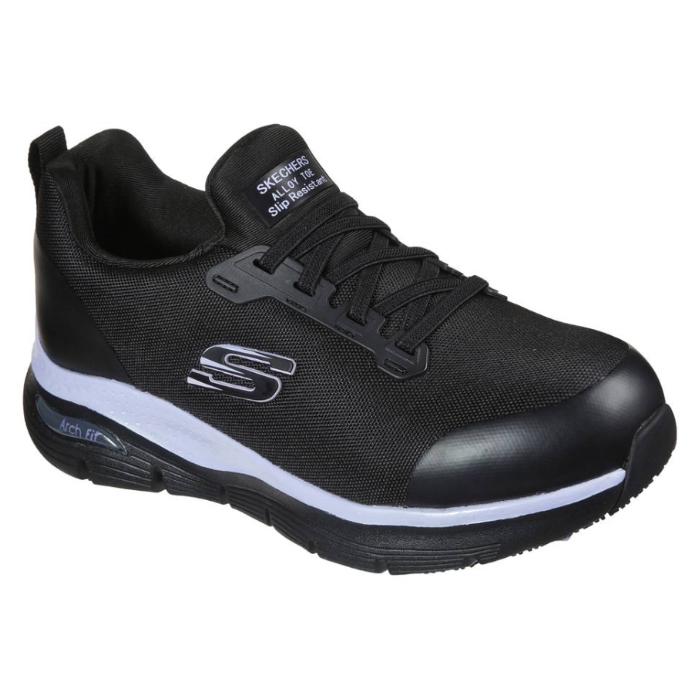 ZAPATILLA DE SEGURIDAD ANTIRESBALANTE SKECHERS MODELO EVZAN-2