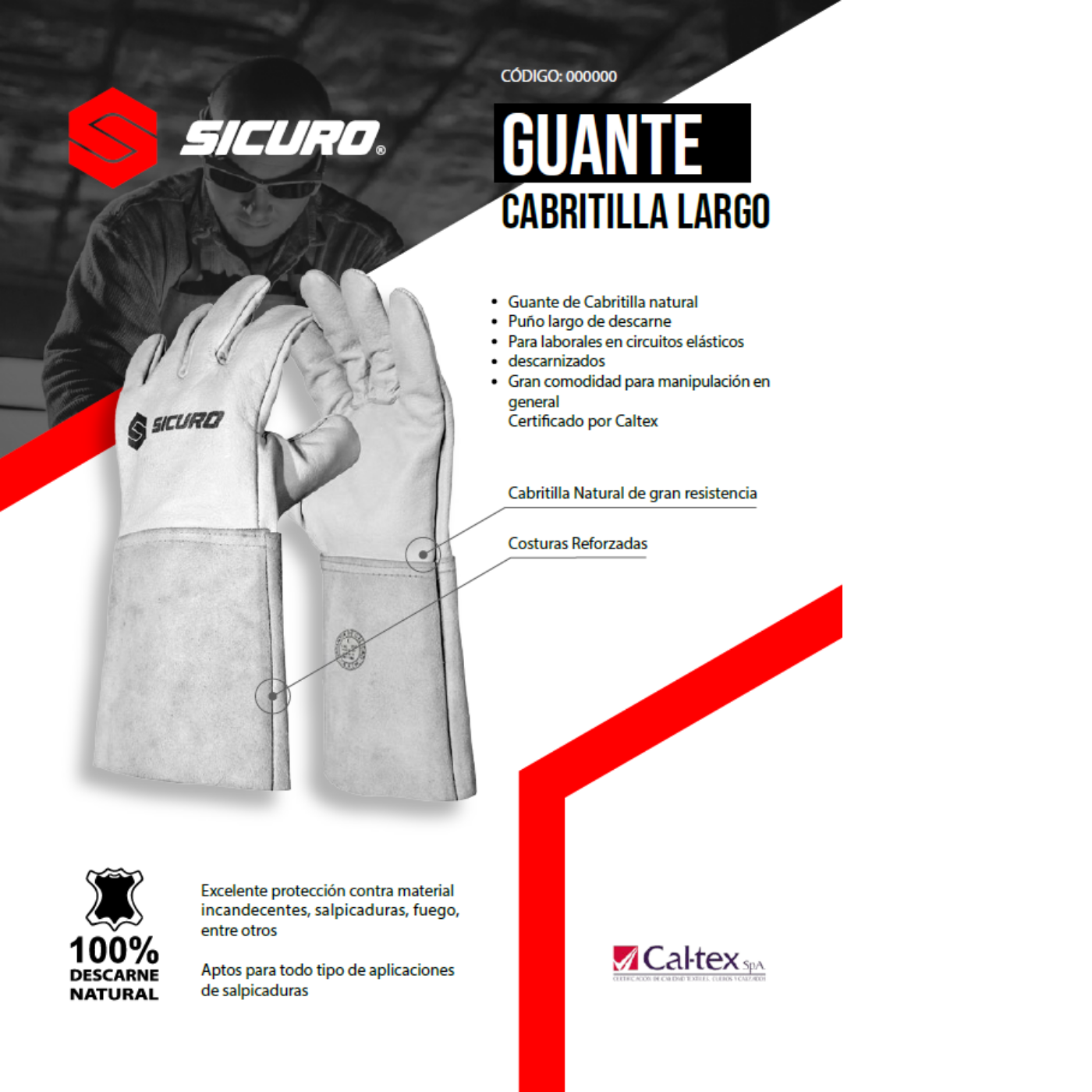 GUANTE DE TRABAJO CABRITILLA LARGO SIN FORRO-1