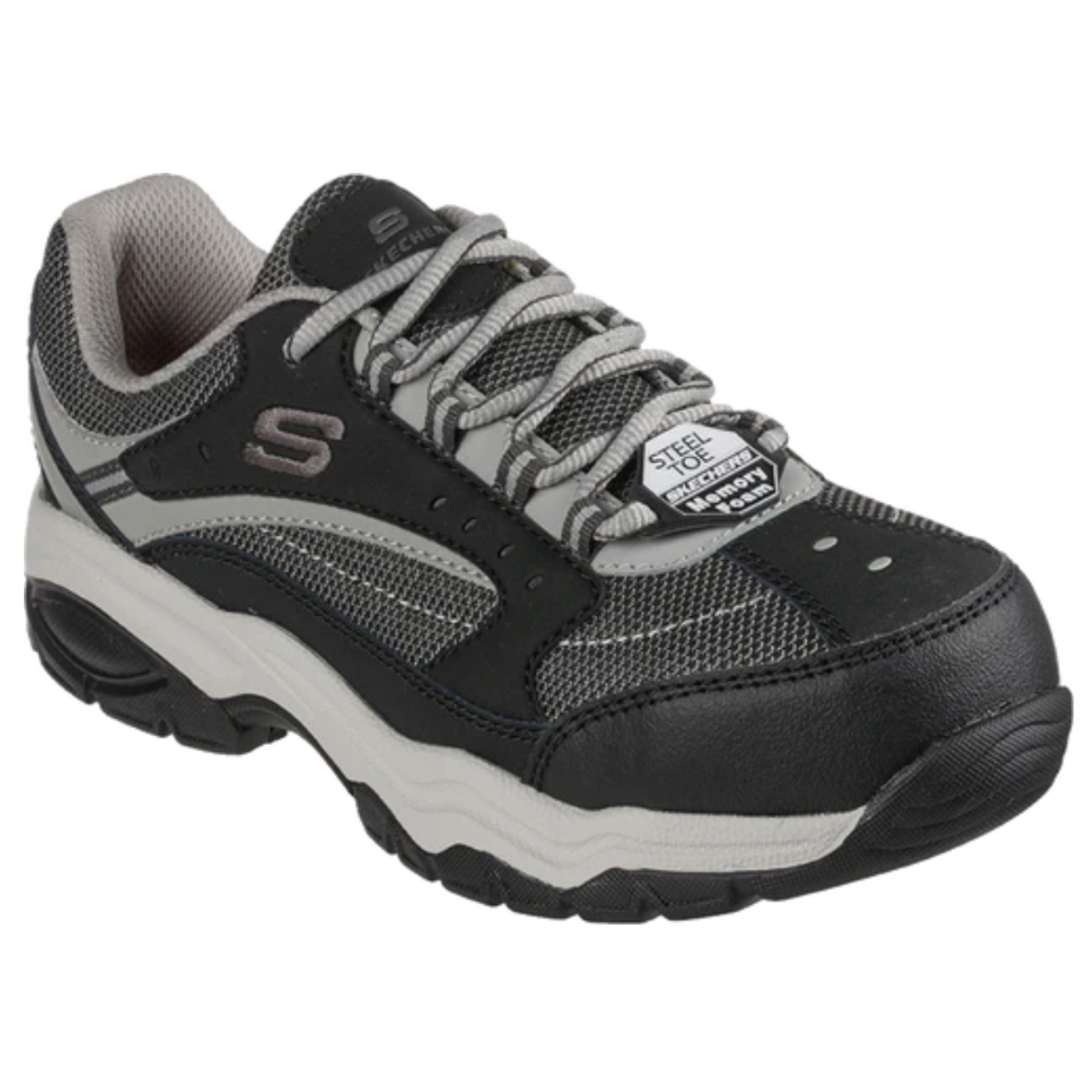 ZAPATILLA DE SEGURIDAD ANTIRESBALANTE SKECHERS MODELO BISCOE-0