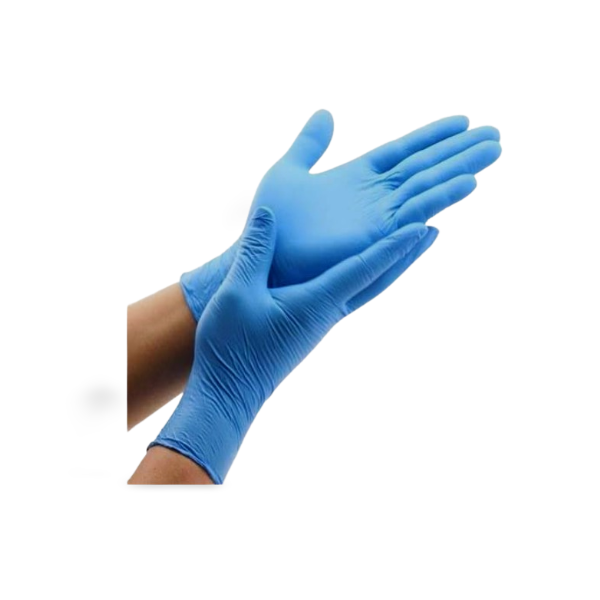 Guante de Nitrilo Celeste-0