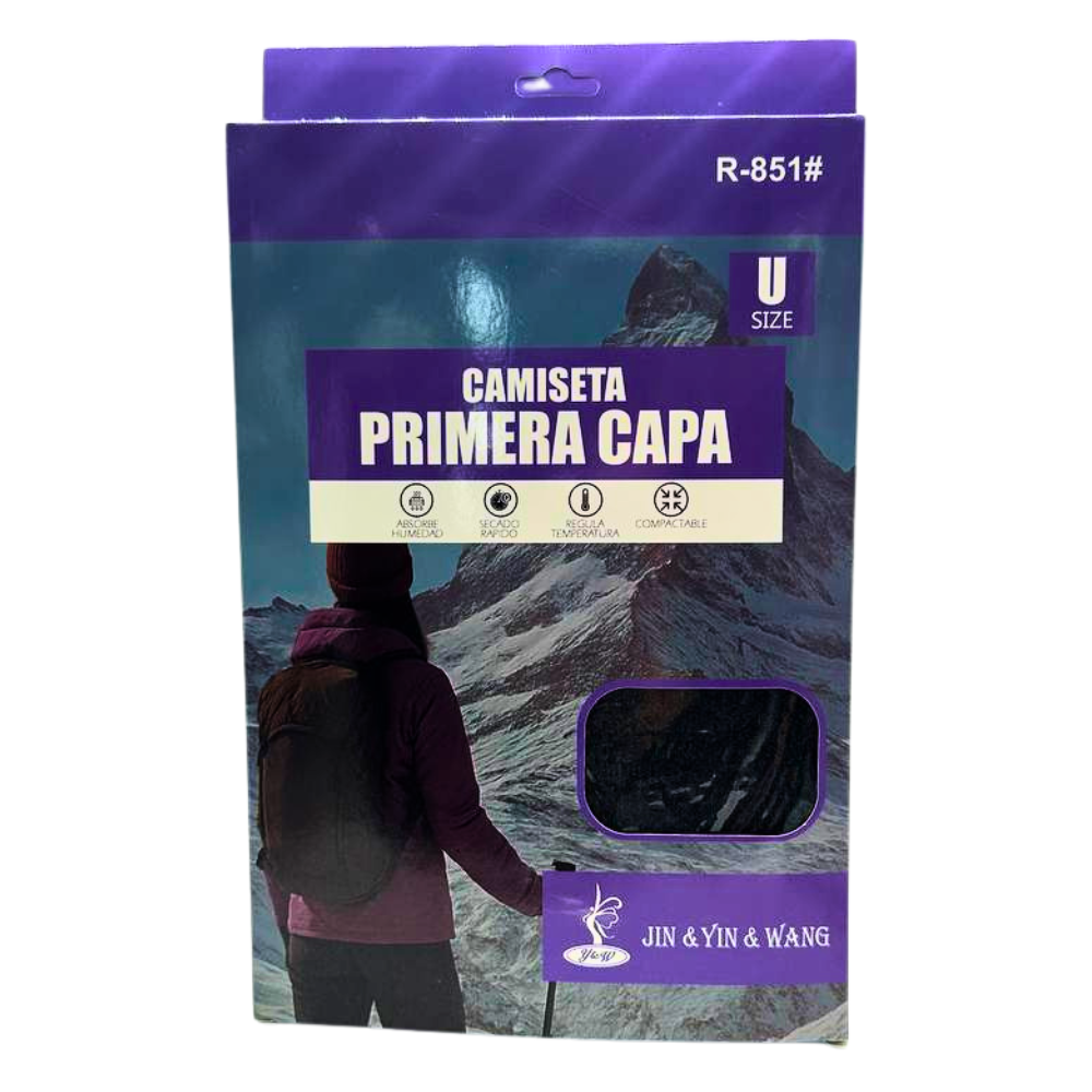 Camiseta Térmica Primera Capa Mujer Invierno Talla Única-2