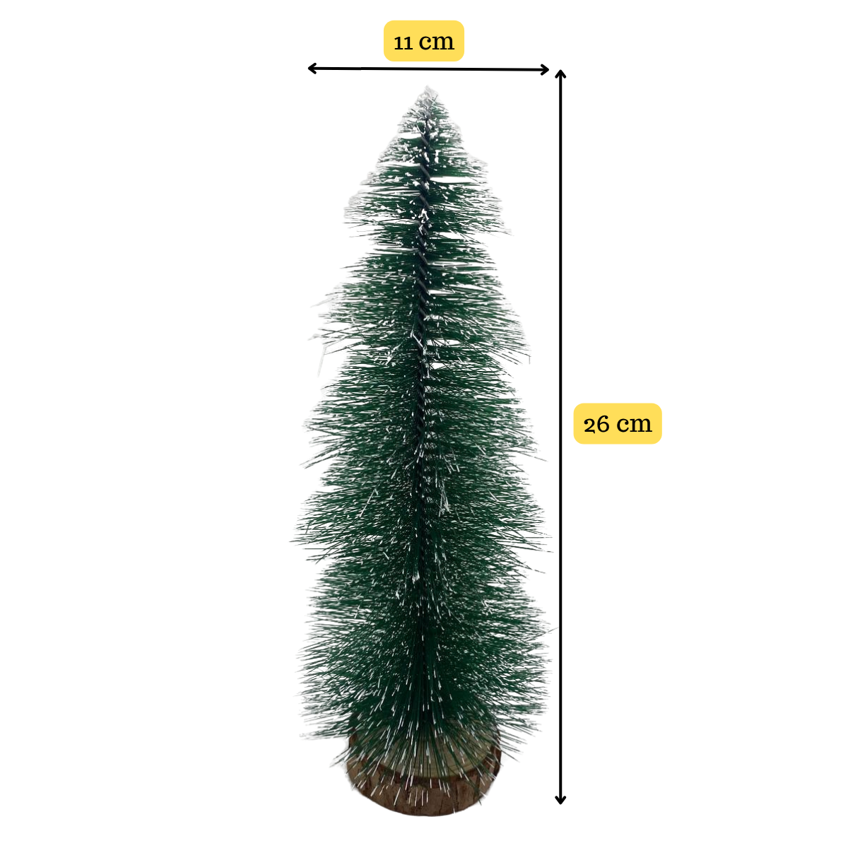 Pack 2 Minis Árbol De Navidad Cedro Verde Para Escritorio Navidad 2025-2