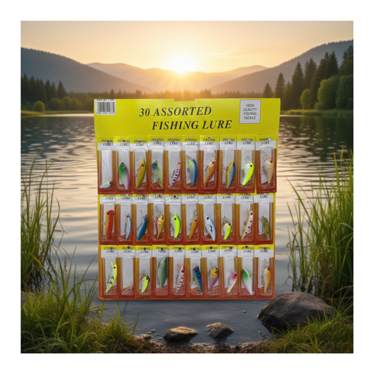 Set De Cucharas #3 Señuelos De Pesca Rio Y Lago 30 Unidades-5