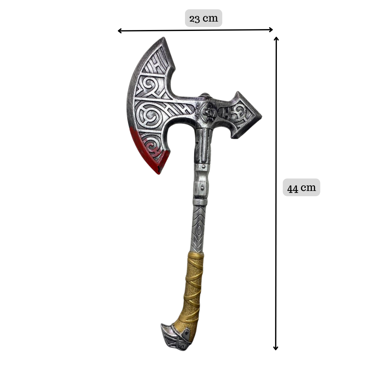 Hacha Halloween Nordica Con Runas Terror Accesorio Cosplay-2