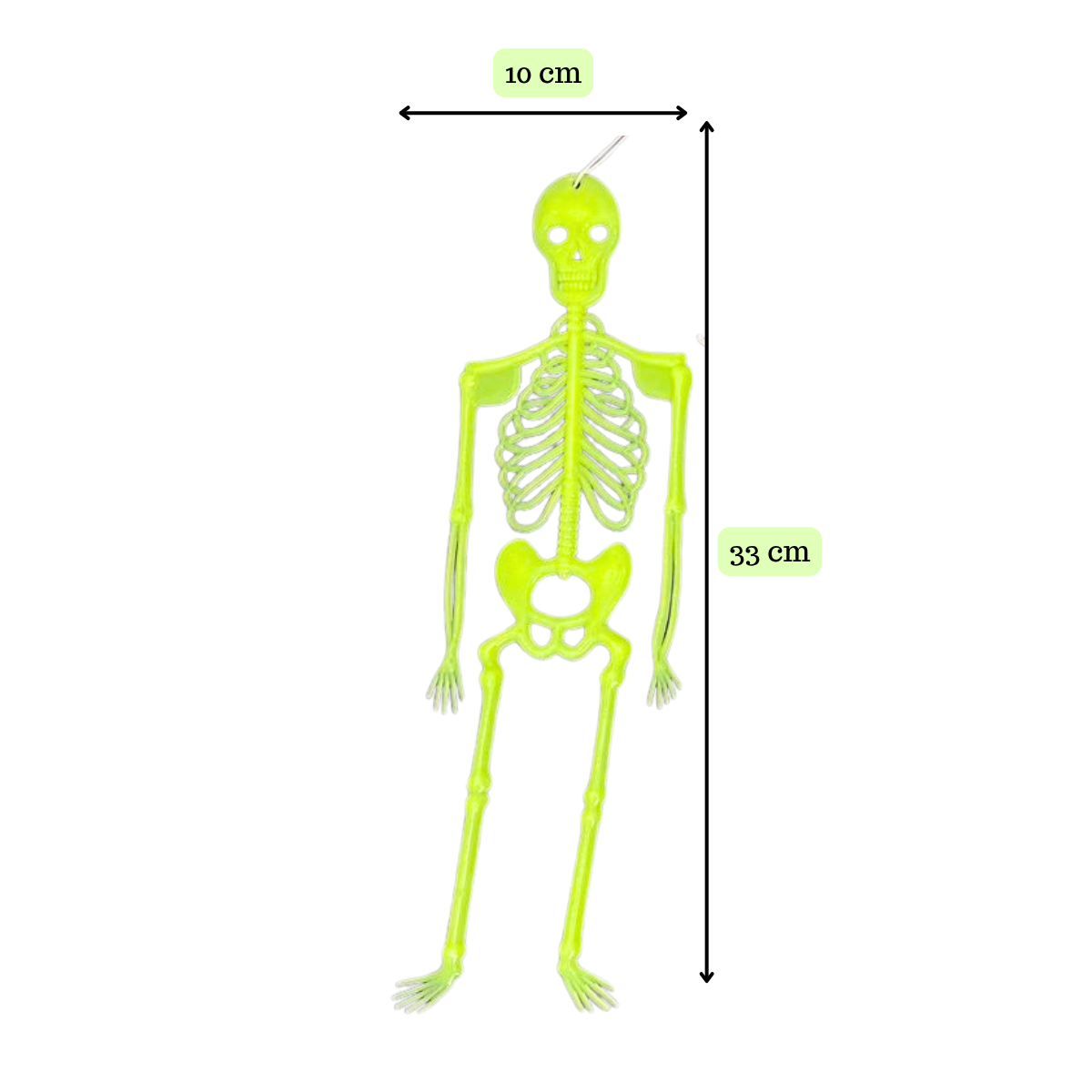 Pack 4 Colgantes Decorativos Luminosos Verde Halloween 2025-3
