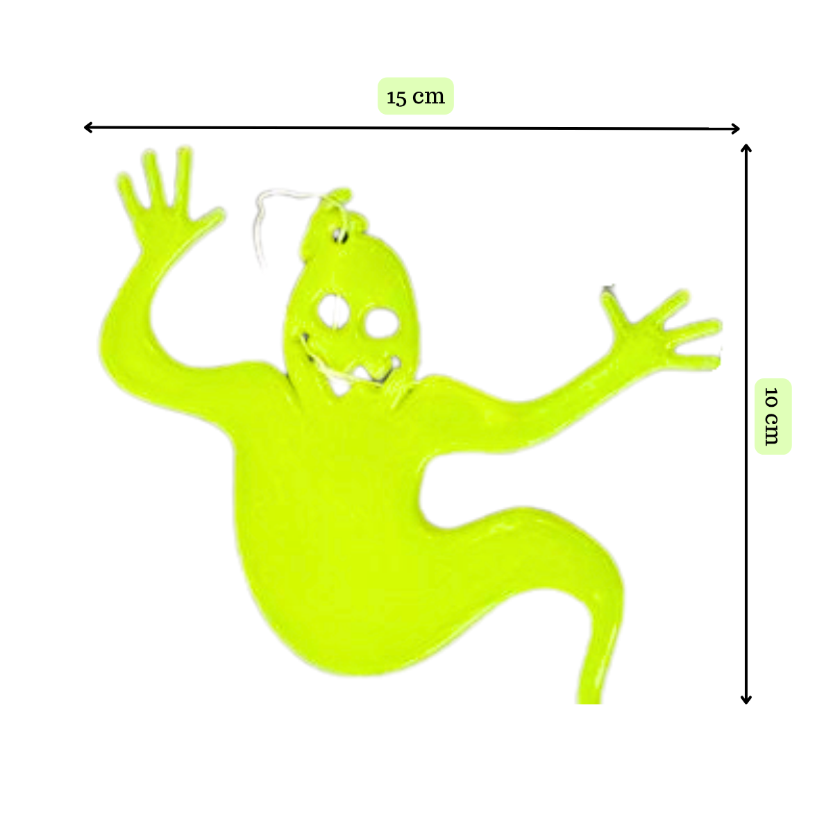 Pack 4 Colgantes Decorativos Luminosos Verde Halloween 2025-4