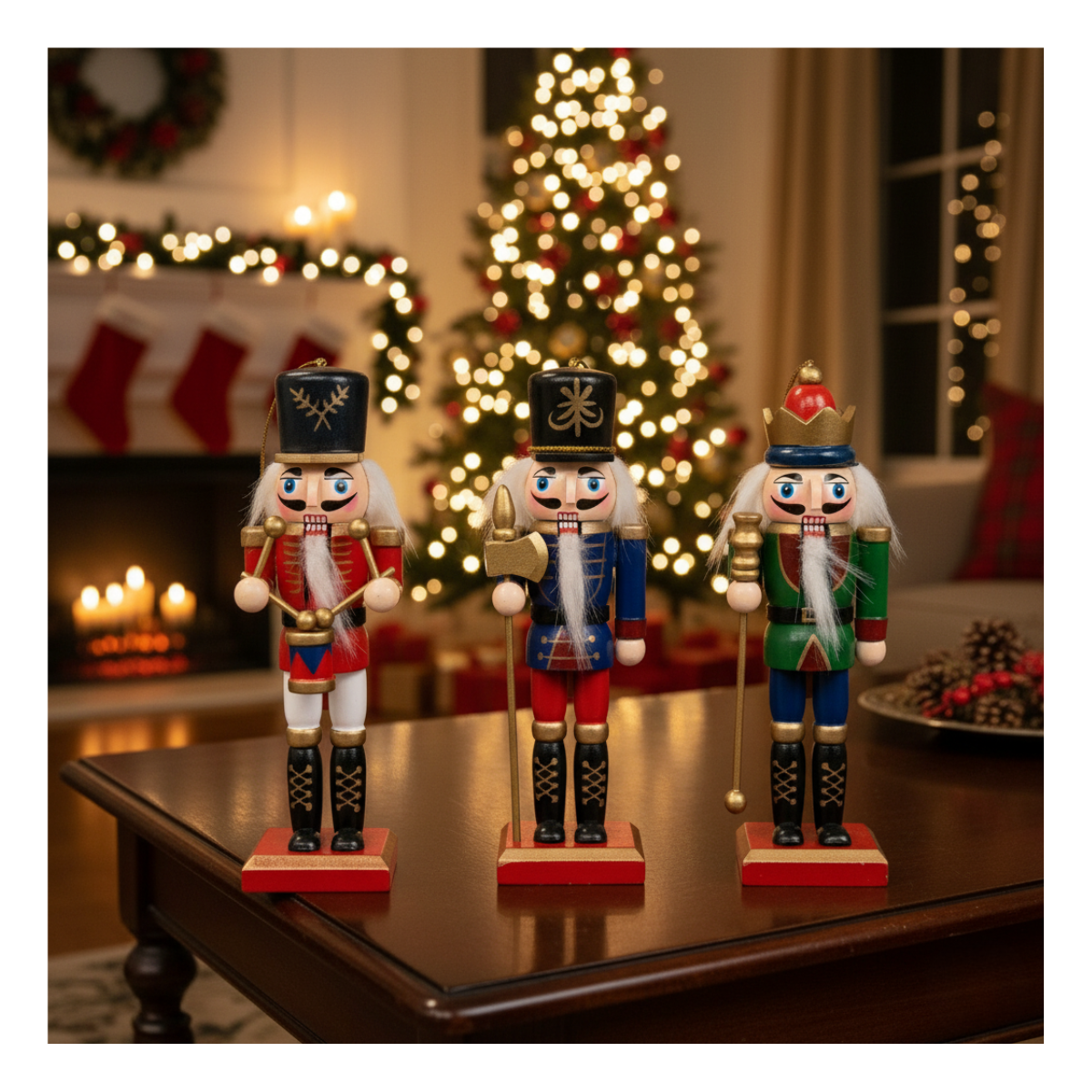 Pack 3 Cascanueces Navideño Colgante Adorno Navidad-4