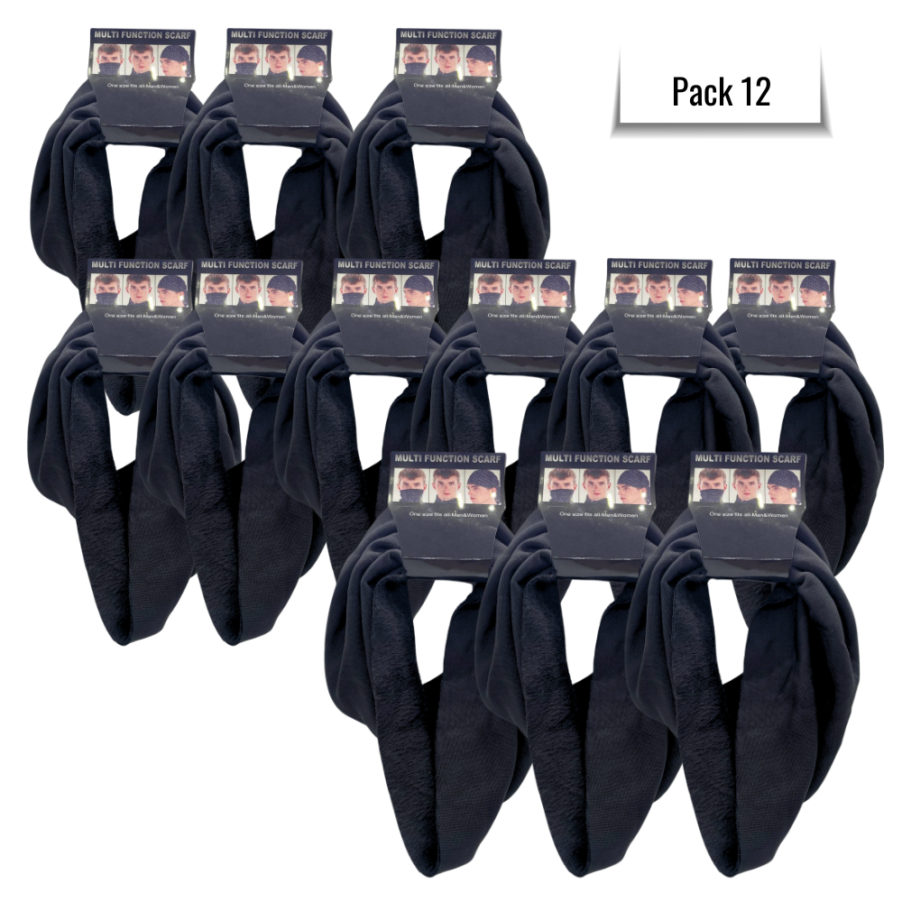 Pack 12 Cuellos Bandanas Multifuncionales Micropolar-1