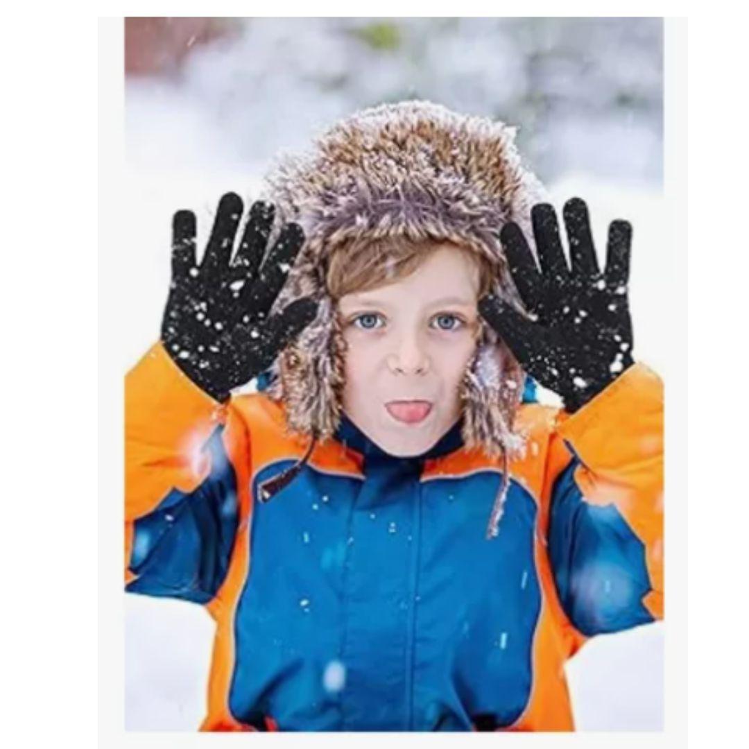 Guantes  De Lana Para Niños y Niñas Gloves-2