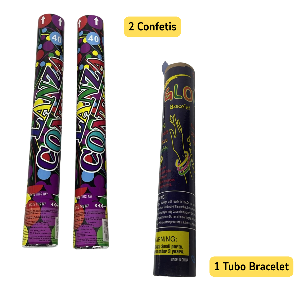 Kit Premium Cotillón Año Nuevo Con Globos 36 Piezas-3