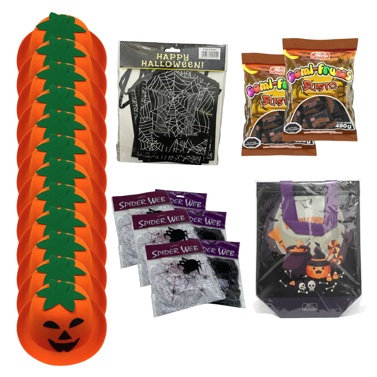 Set 33 Piezas Decoración y Accesorios Halloween Premium-1