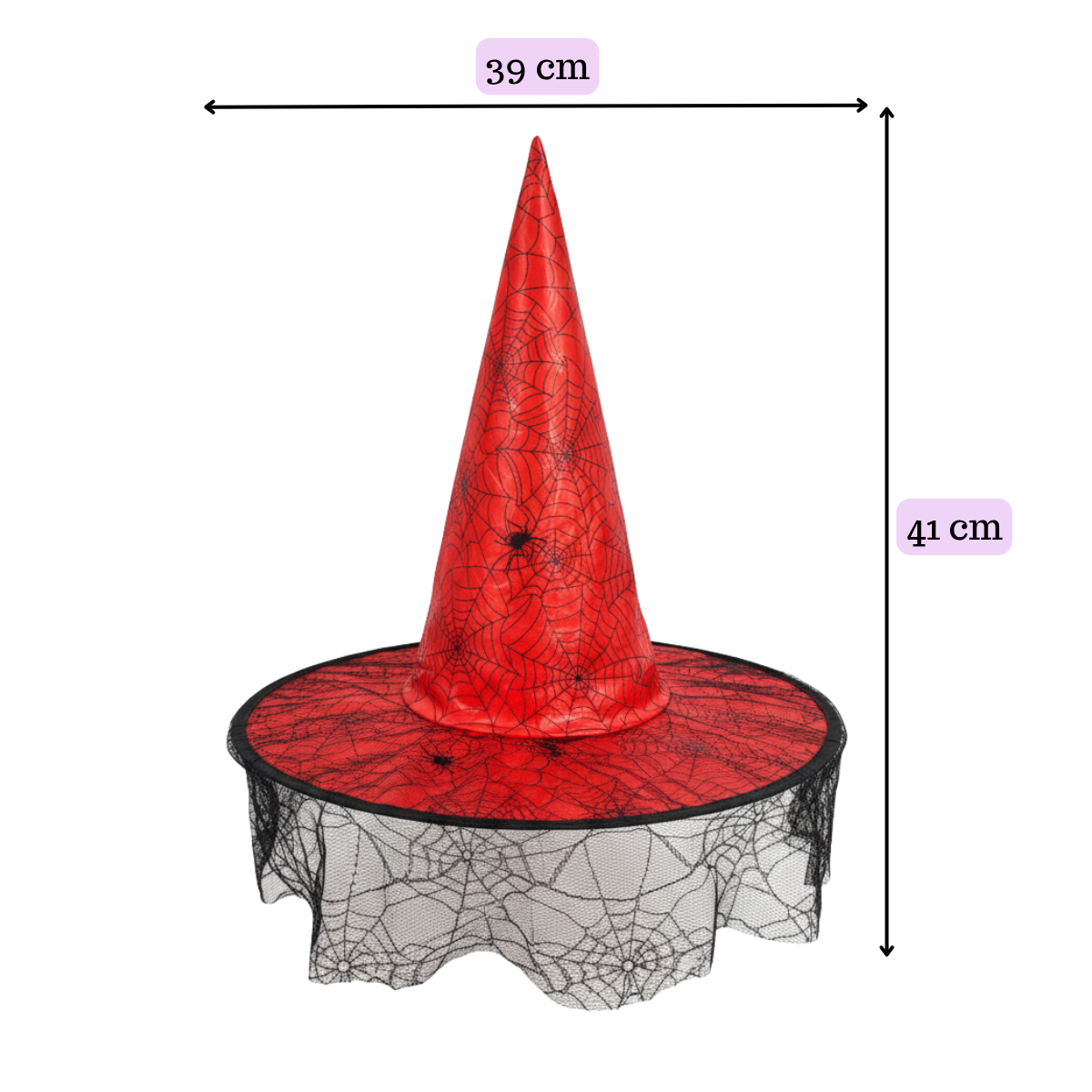 Set Accesorios Hechicera Bruja Maga Sombrero Halloween 2025-2