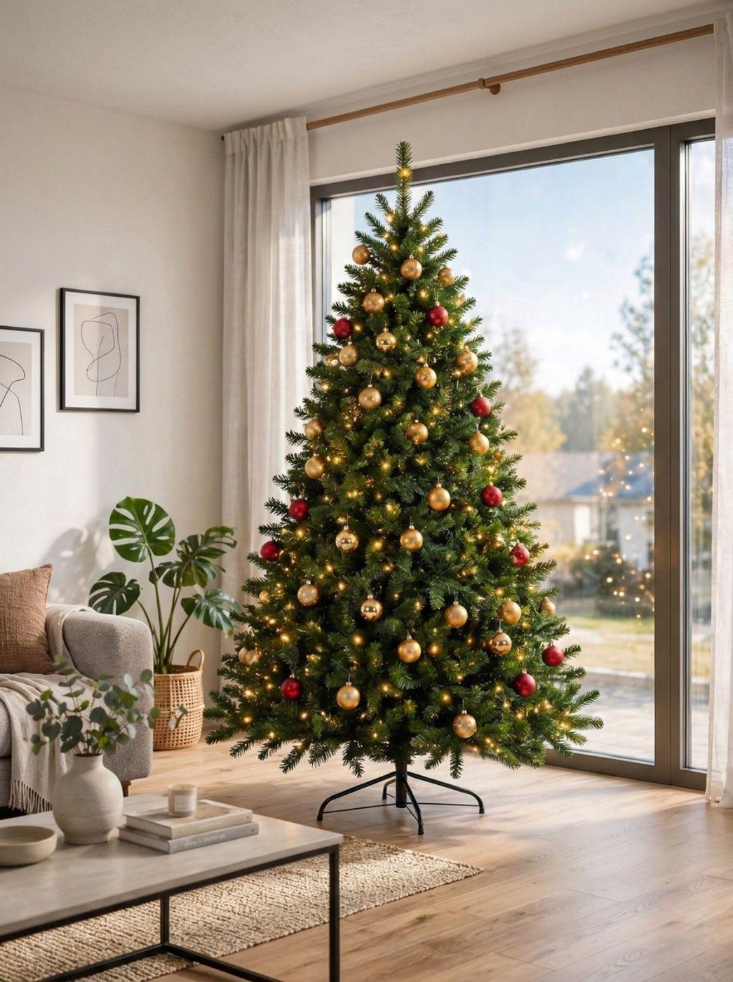 Arbol Navidad De Pino Artificial 180cm-0