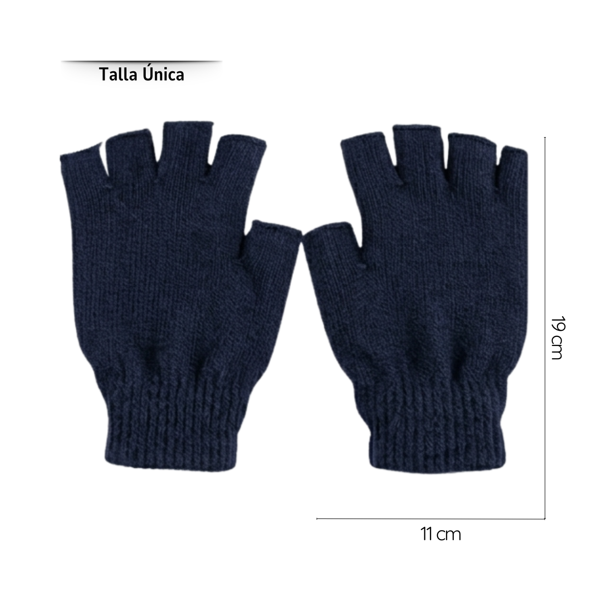 Set Invierno Térmico Gorro Beanie + Guantes Sin Dedos + Cuello-4