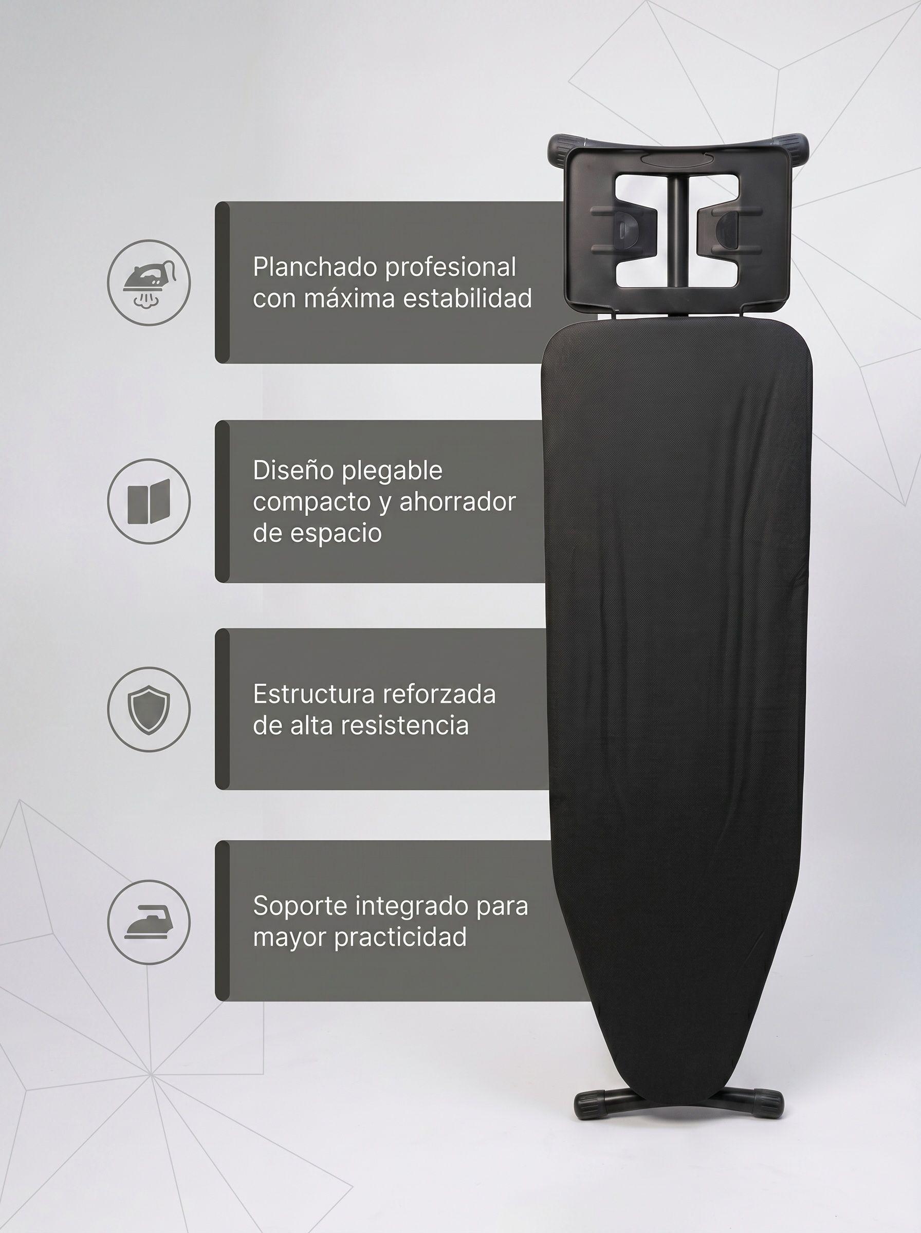 Tabla Planchar Home Mini Tabla Incluida Superficie de Madera y Diseño Plegable-5