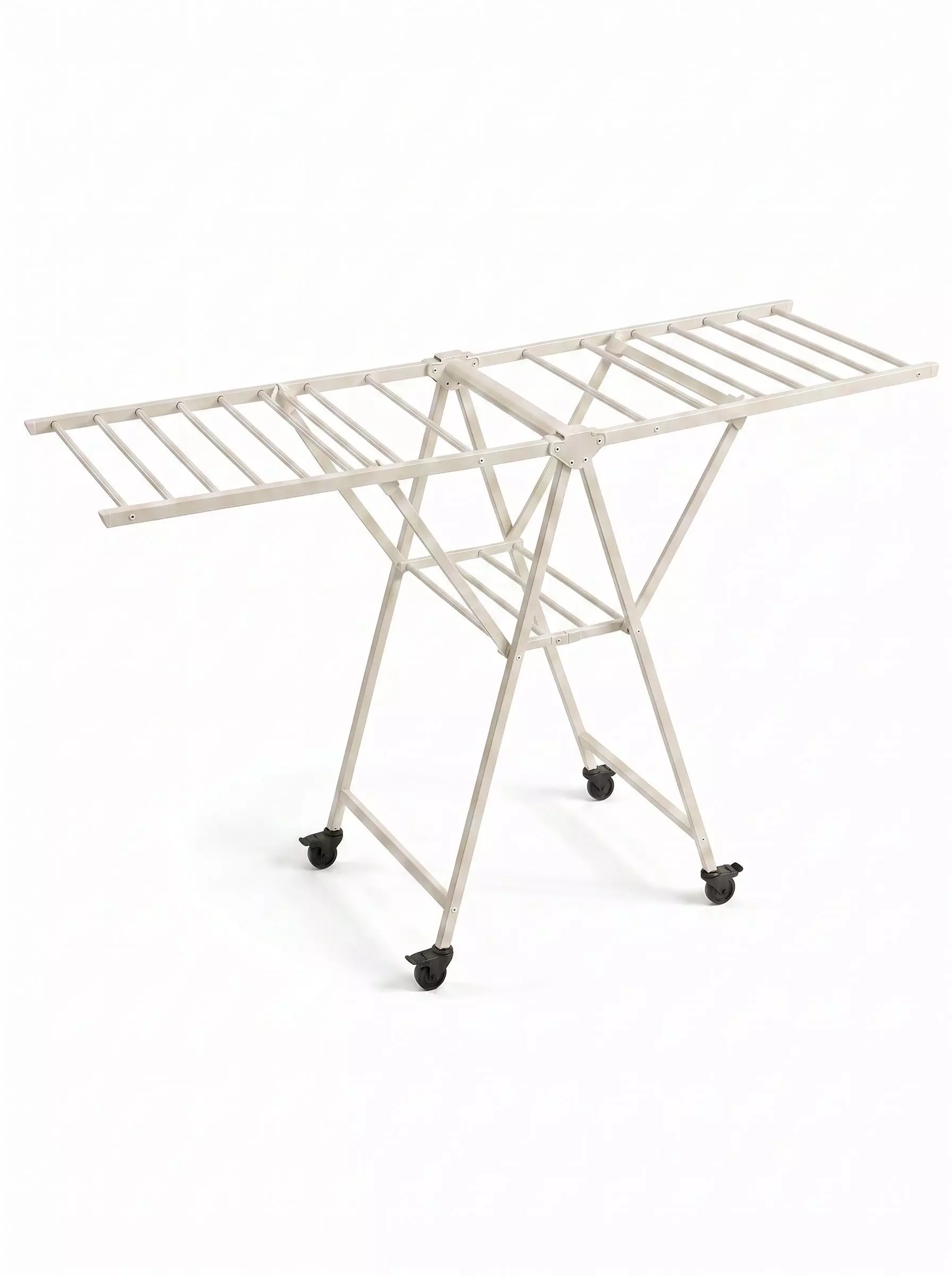 Tendedero de Piso Plegable 180 cm Resistente para Hogar y Lavandería-3