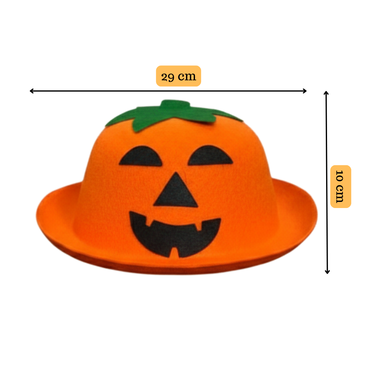 Pack 3 Gorro Sombrero Disfraz Calabaza Fiesta Halloween 2025-4