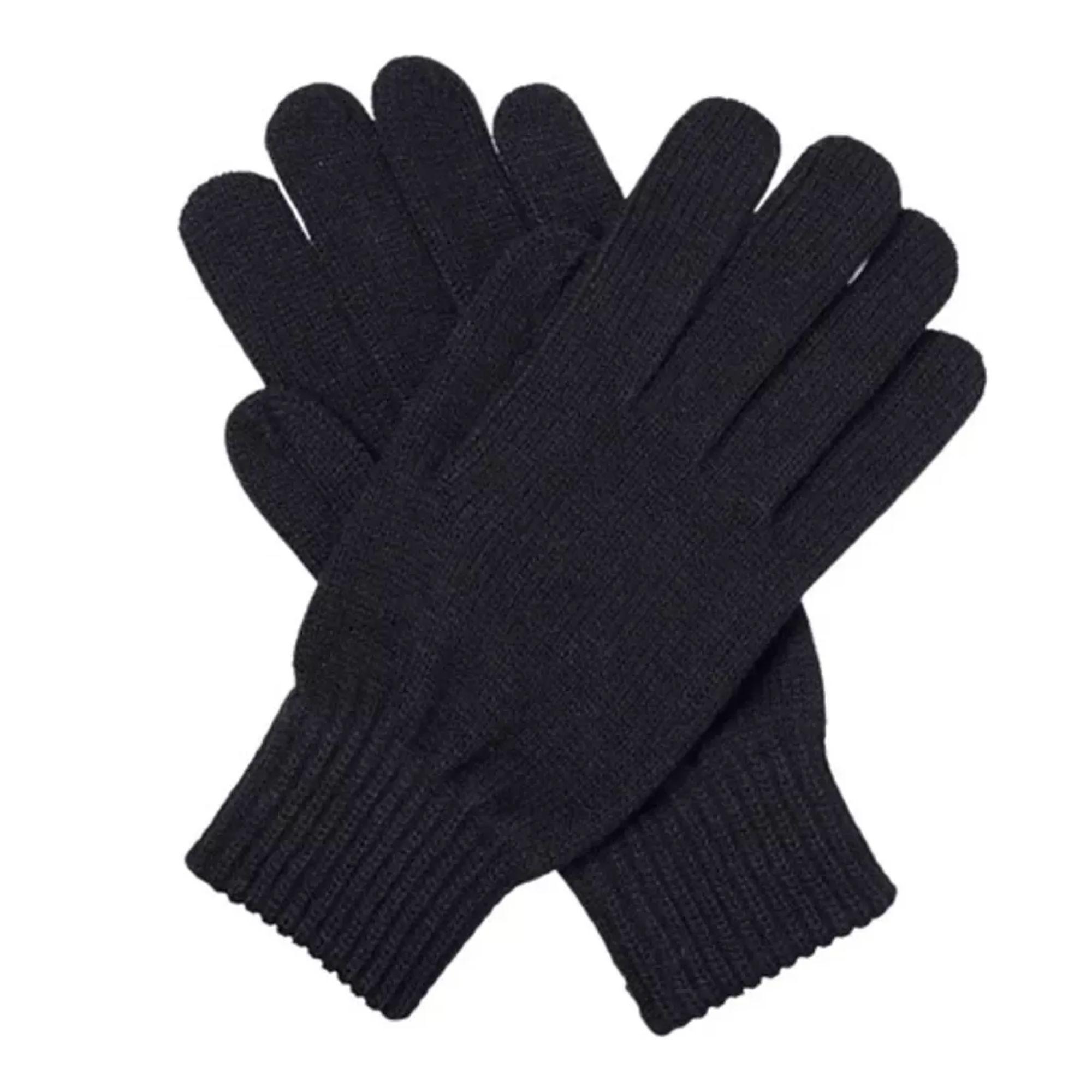 Guantes De Invierno Doble Lana Adultos Y Jovenes  Unisex-2