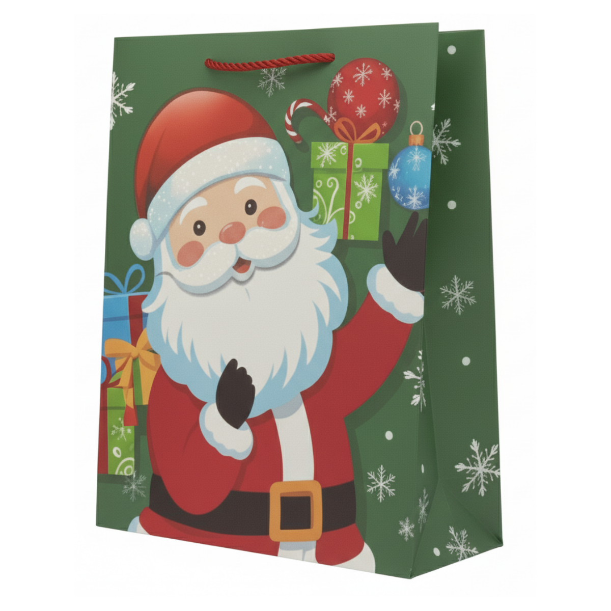 Pack 12 Bolsas De Regalo Navidad Mediana 30x16x10 cm Diseños Surtido-4