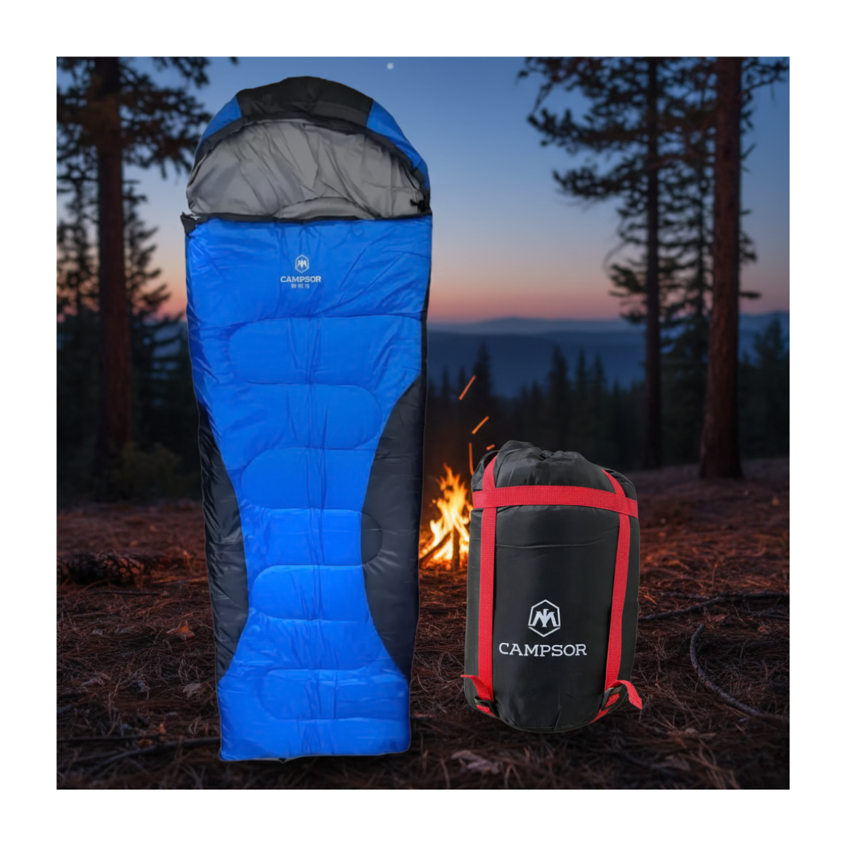 Saco De Dormir Extremo -10° + 10° Camping Trekking-2