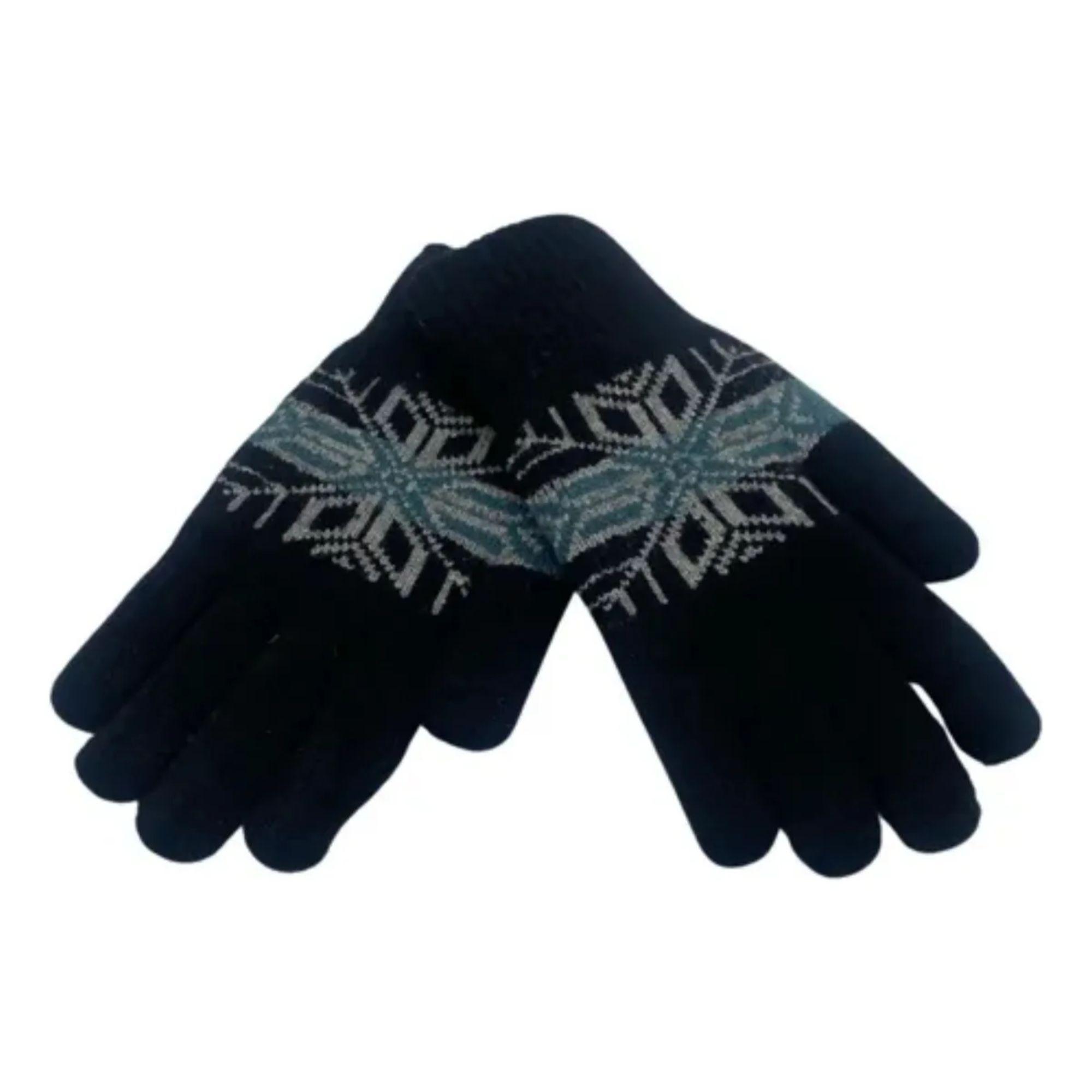 1 Par Guante De Lana Térmico Con Chiporro Unisex Invierno-4