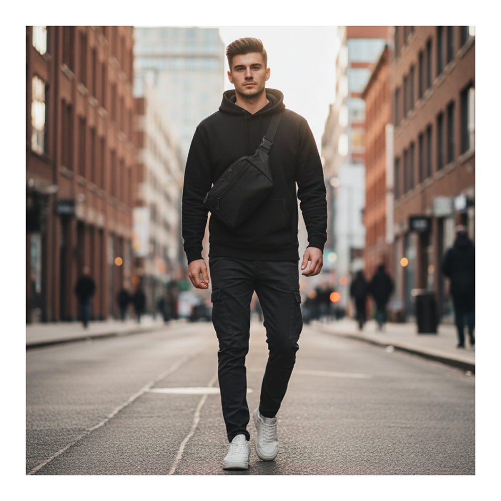 Banano Impermeable Alta Calidad Bolso De Hombro Casual -5