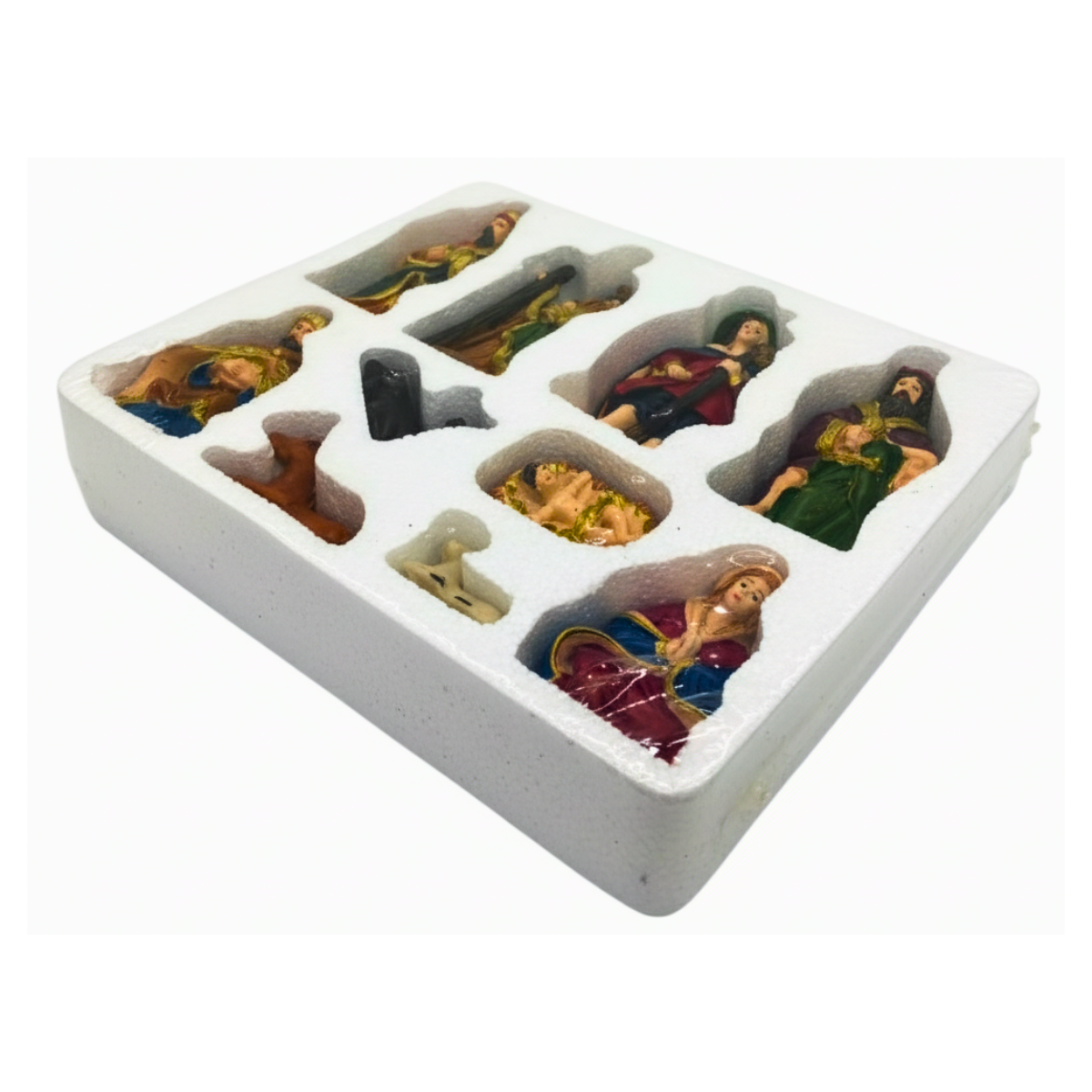 Pesebre Navideño (10) Figuras Navidad Hogar Decoración Nacimiento Navidad 2025-2