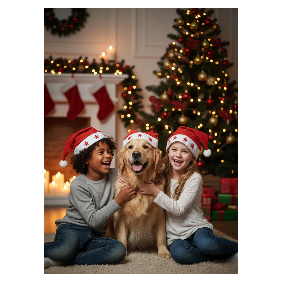 Gorro De Navidad Con Luces Viejo Pascuero Adorno Navidad 2025-3