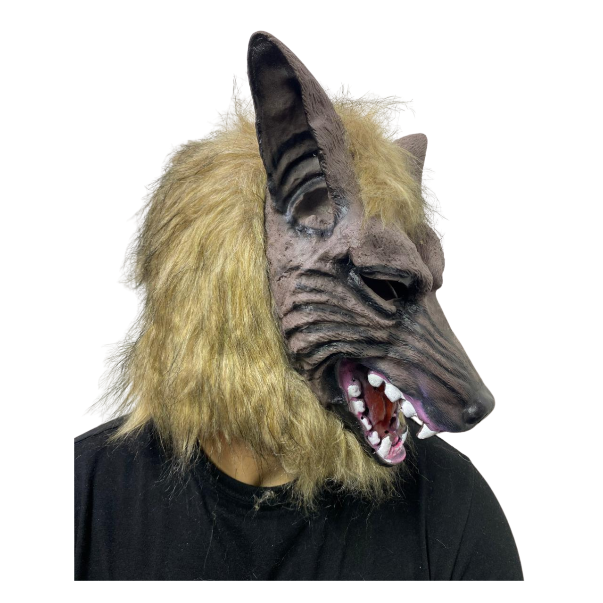 Máscara Hombre Lobo Cosplay Disfraz Halloween 2025-3