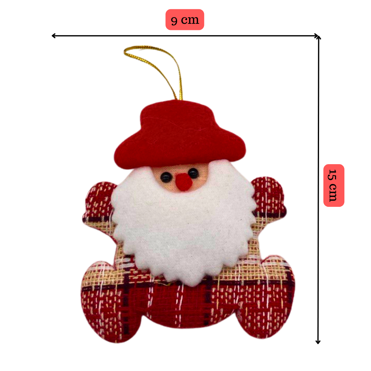 Pack 12 Adornos Surtidos Para Árbol De Navidad Decoración Navidad 2025-4