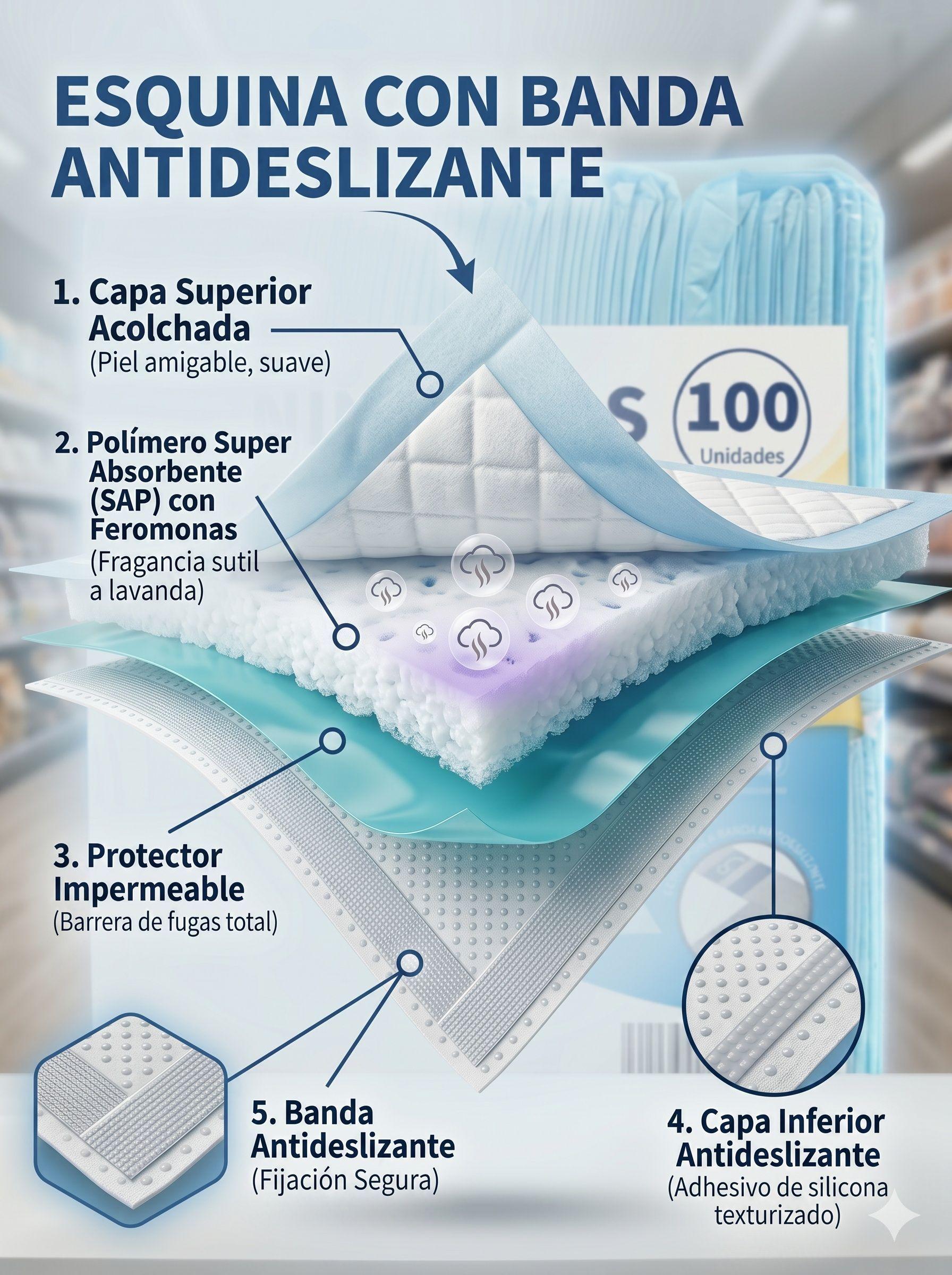 Sabanillas Premium para Perros 90x60 cm Super Absorbentes Pack 40-3