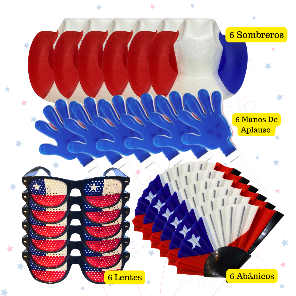 Pack Cotillón Fechas Patrias - Diseño 1-1