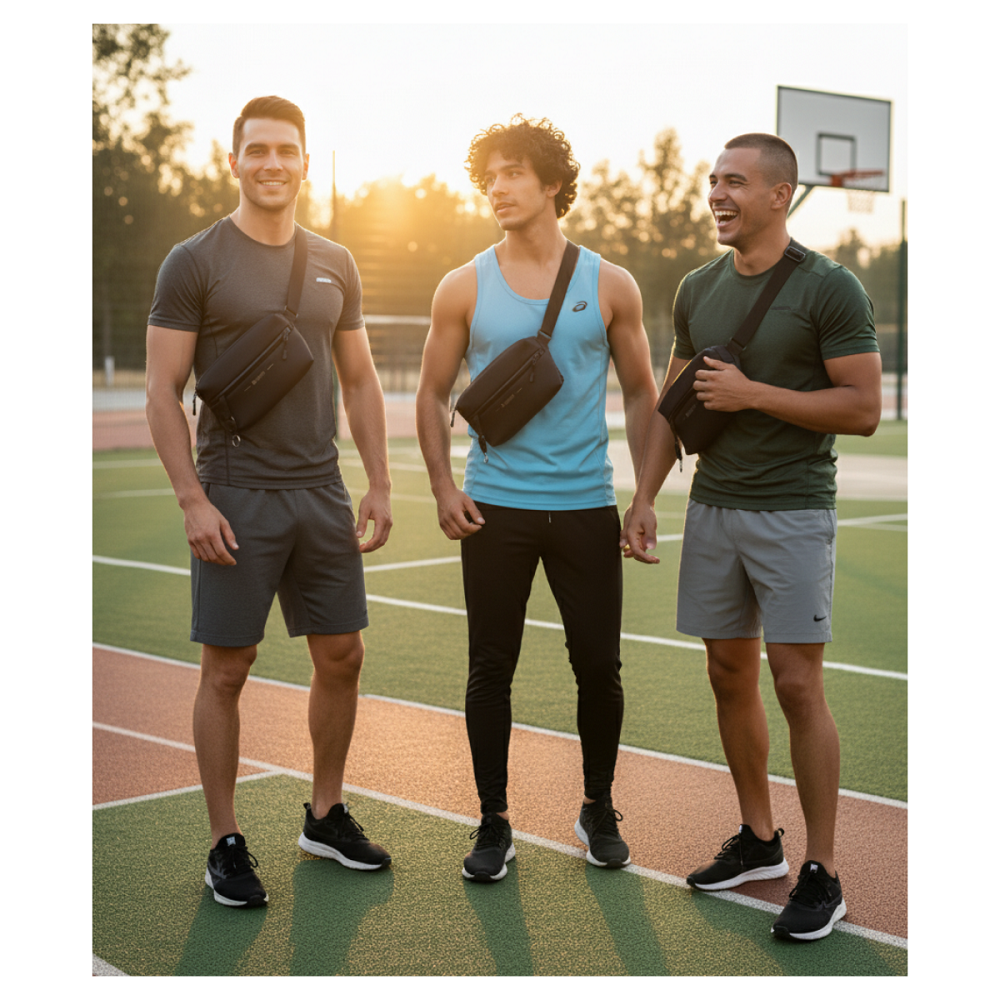 Banano Leastat Bolso De Hombro Para Hombres Bolso Cruzado Casual-6