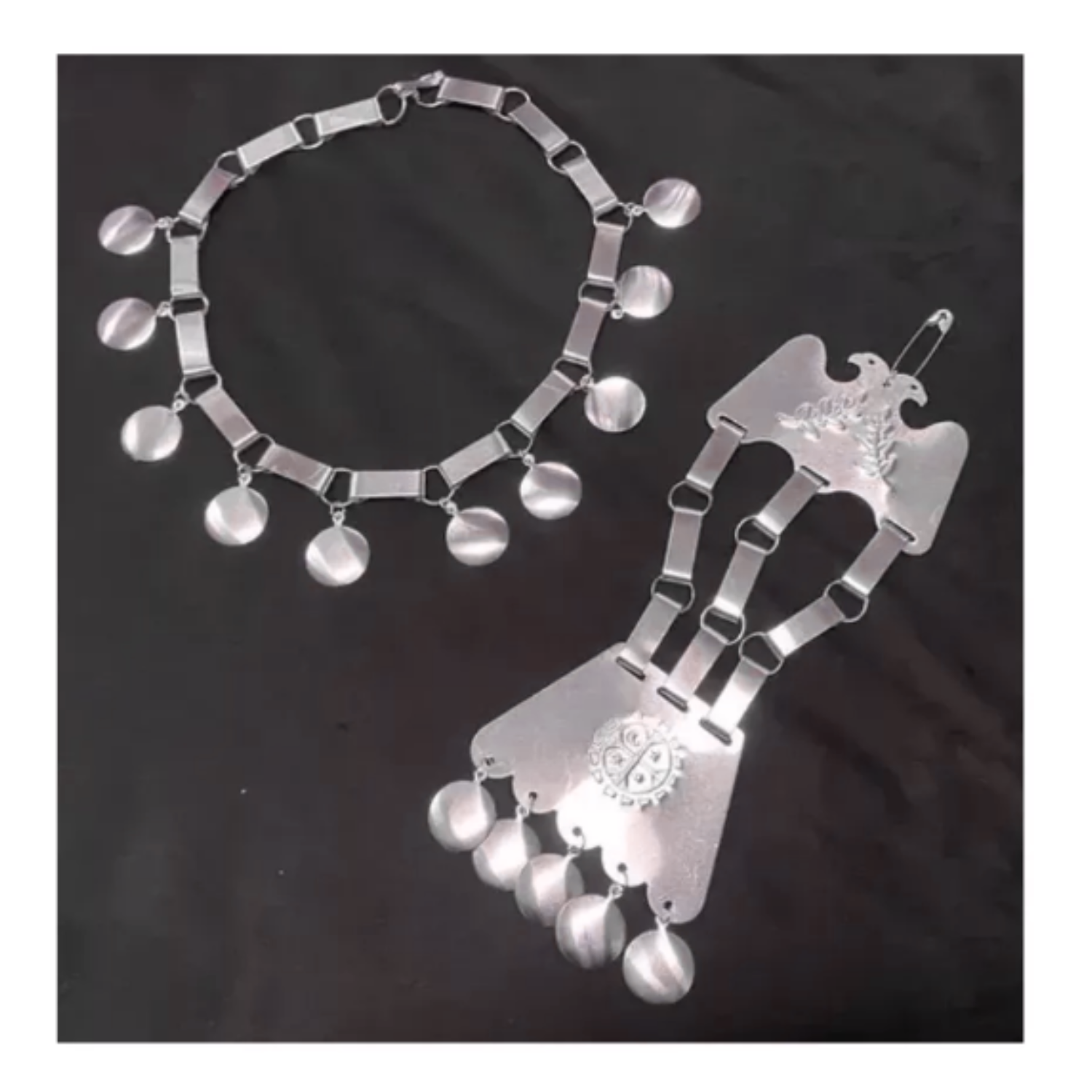 Accesorio Trapelakucha Trarilonco Mapuche Metalico-3