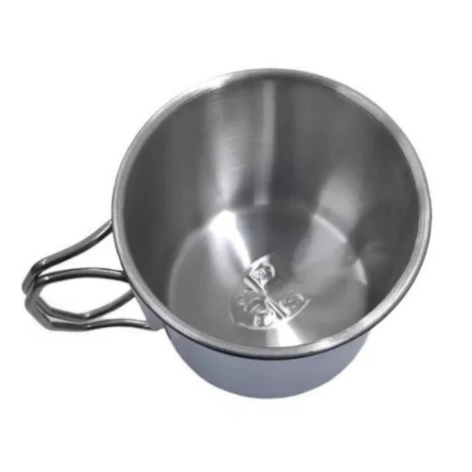 Taza Portátil Acero Inoxidable Mosquetón Vaso Camping-2