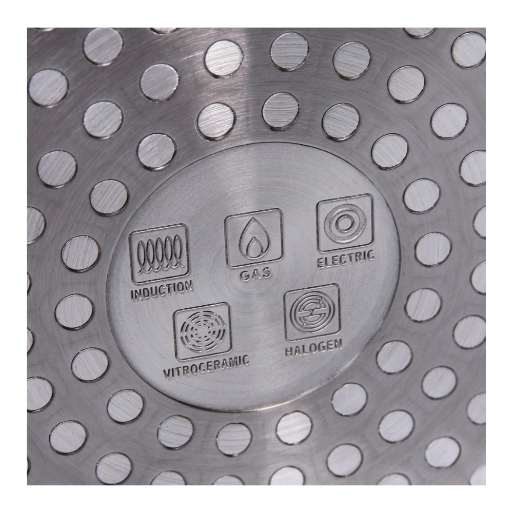 Sartén De Aluminio Antiadherente Baroly 28cm Con Tapa Pfoa Free-3