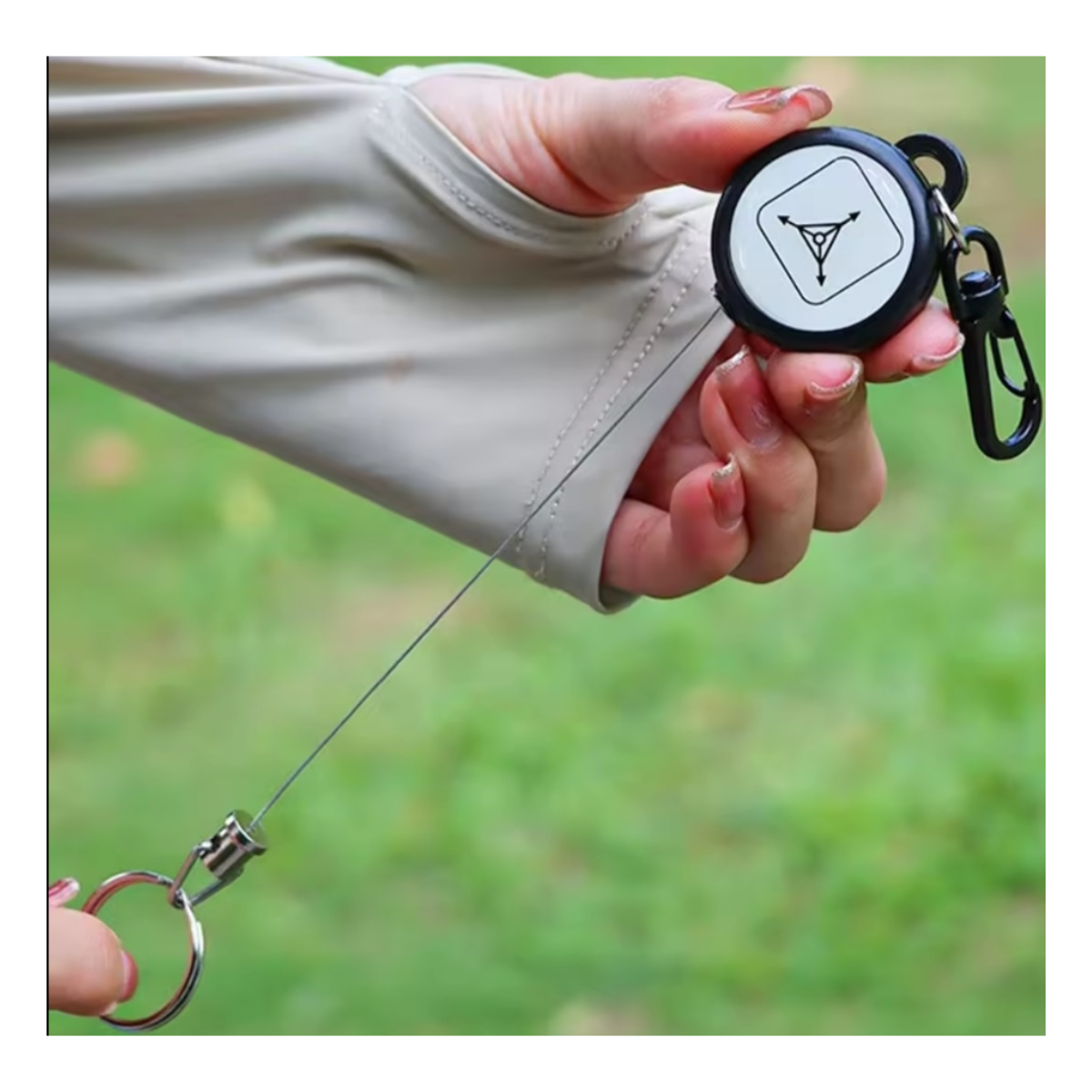 Llavero Retráctil Cuerda De Alambre De Acero Diseños Varios-4