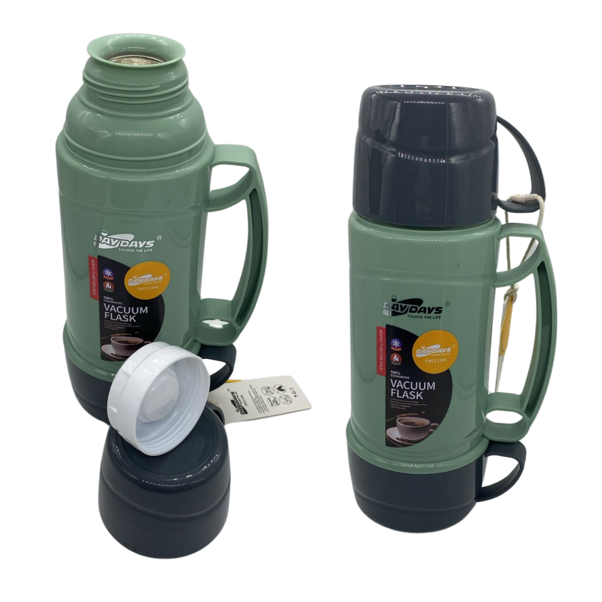 Set Termo Para Agua Caliente,Te o Café  Capacidad 450 ML  Incluye 2 Tazas-2