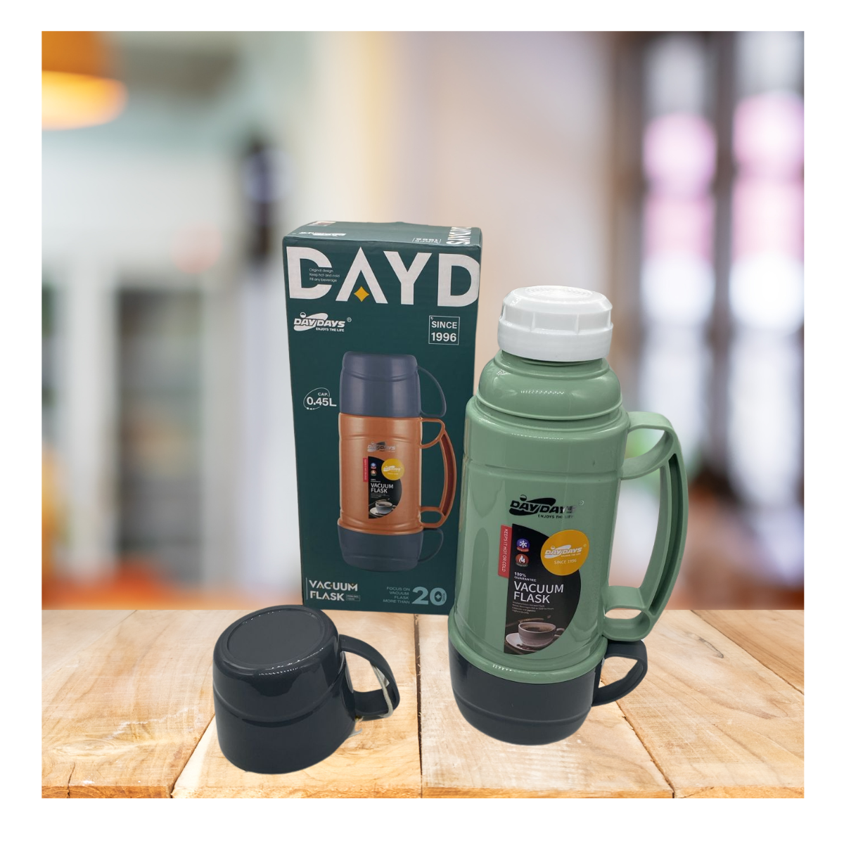 Set Termo Para Agua Caliente,Te o Café  Capacidad 450 ML  Incluye 2 Tazas-4