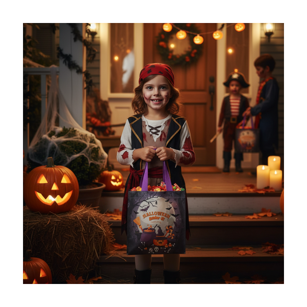 Pack 12 Bolsas Noche Brujas Celebracion Halloween 2025-3