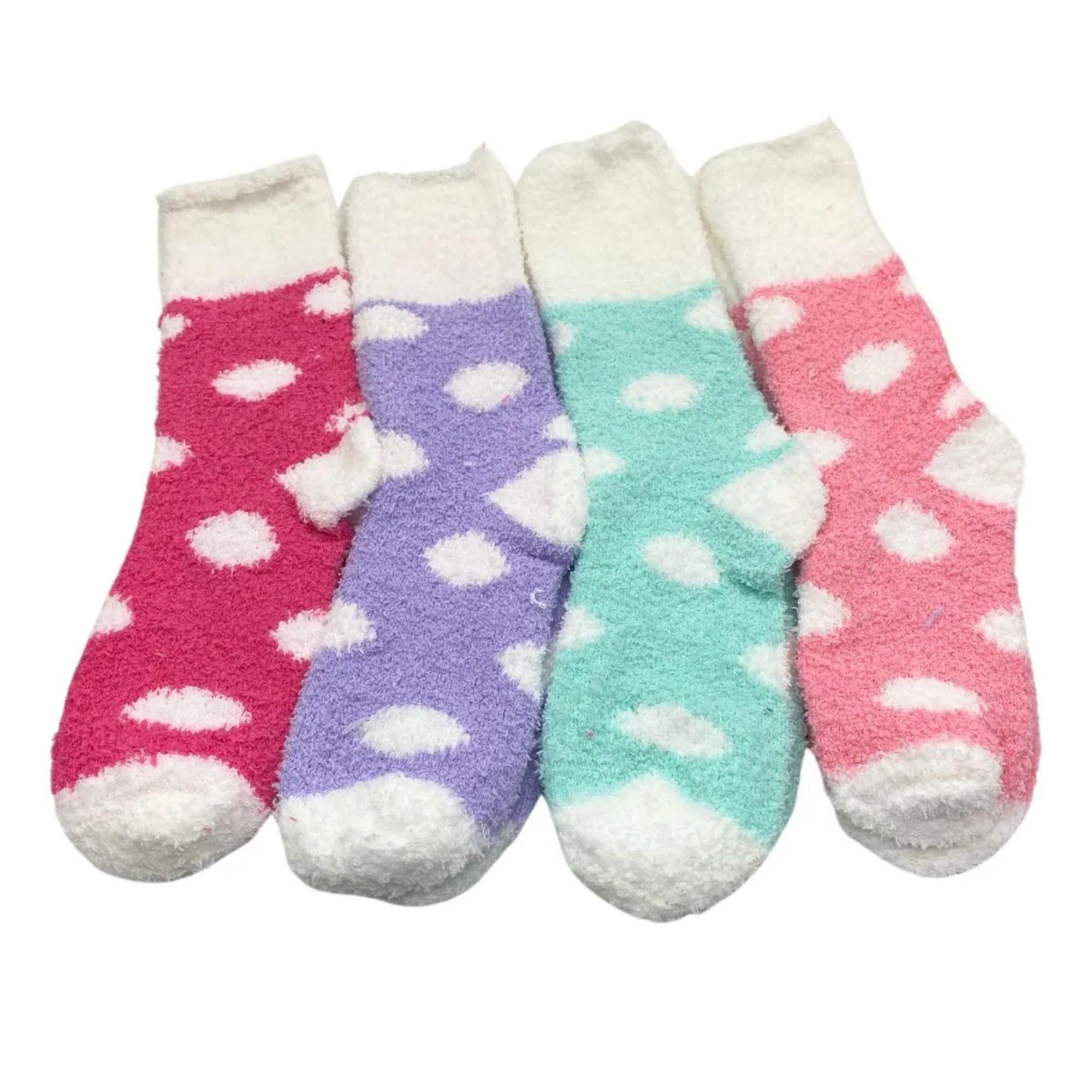  4  Par Calcetines  Polar Gruesos Suaves  Para Mujer -0