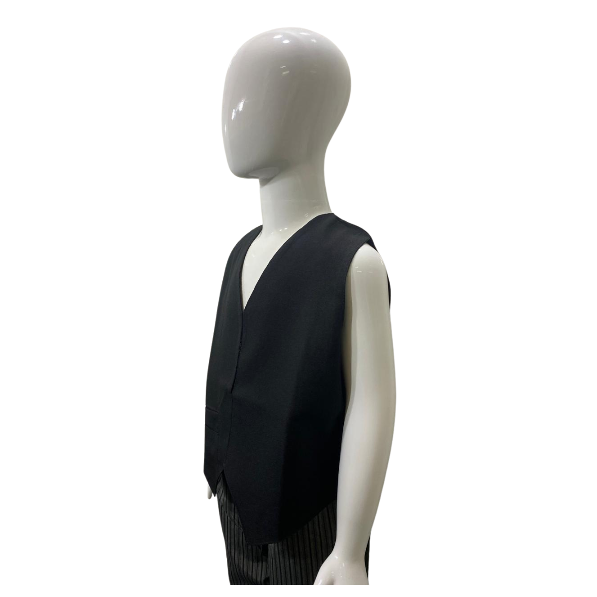 Chaleco Bolero Negro Niños Nortino Huaso Fiestas Patrias-2