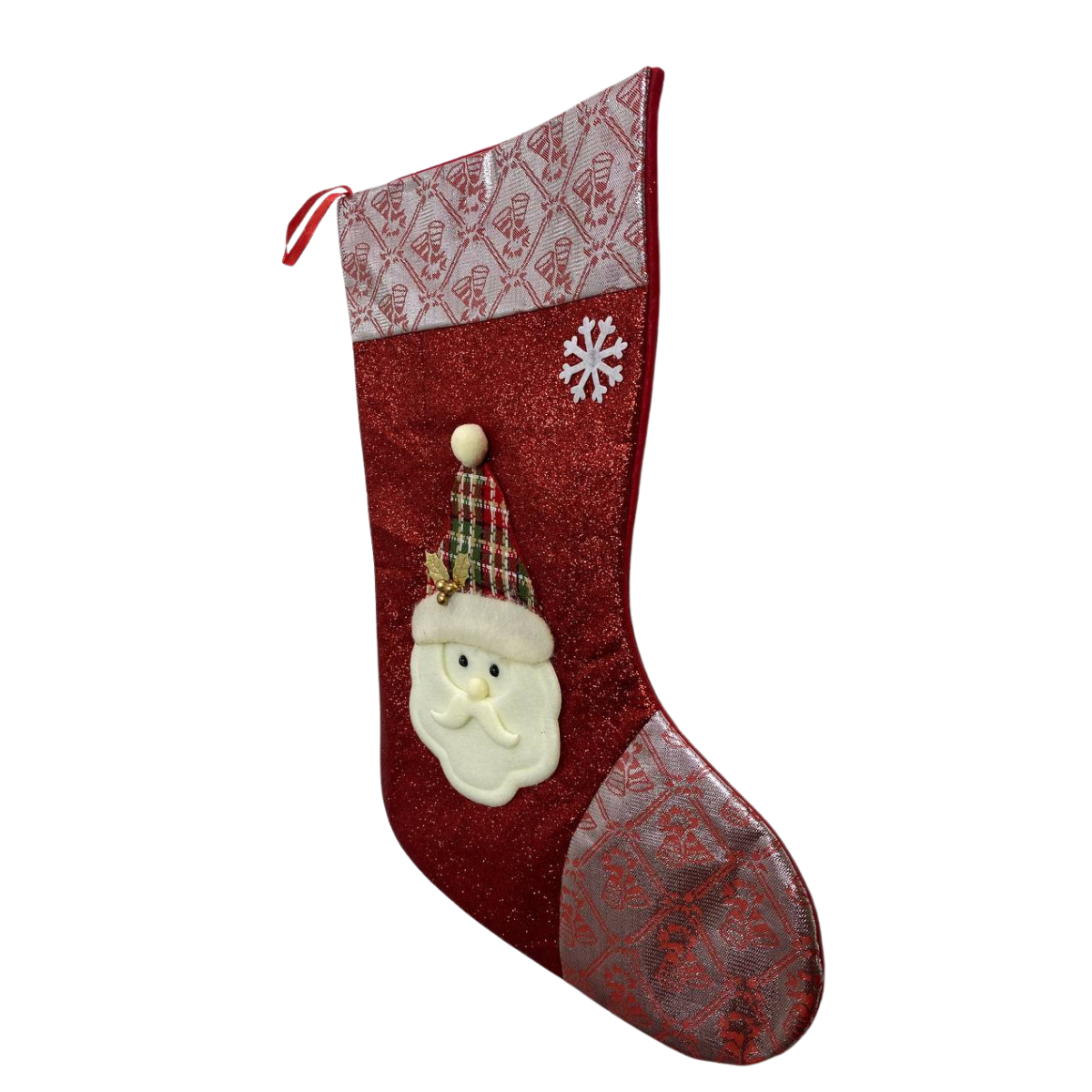 Bota Navideña Viejito Pascuero Grande Modelo 2 Navidad Decoración-3