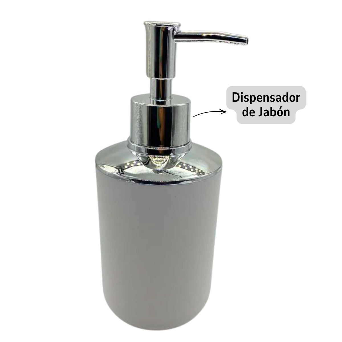 Juego Accesorios Set De Baño 6 Piezas Cepillo WC Blanco + Cortina De Obsequio-2